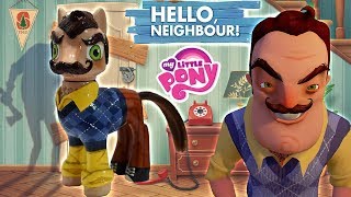 Custom HELLO NEIGHBOR PONY Tutorial My Little DIY MLP Tutorial [upl. by Aible597]