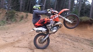 Ktm 250 Exc 2011 Enduro  Première sortie [upl. by Marih207]