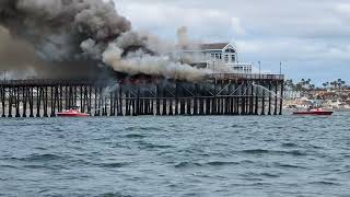 Oceanside Pier Fire [upl. by Yorle]