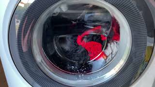 AEG Powercare Cottons 50 time saver x2 does a cold main wash Read description [upl. by Zipah765]