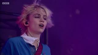 Grimes  Flesh Without Blood Glastonbury 2016 [upl. by Aihsetal]