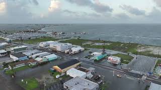 Rockport T S Alberto Flooding Rockport TX Austin St Pan [upl. by Ahmar]