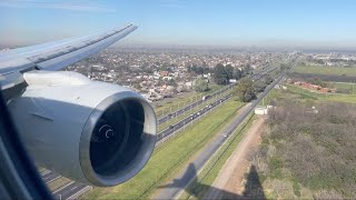 American Airlines Boeing 777200ER Landing at Buenos Aires Ezeiza International Airport [upl. by Oisorbma]