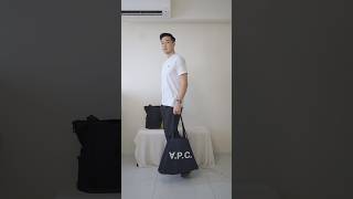 Unboxing APC Denim Indigo Tote Bag outfitinspo grwm apc fashion [upl. by Kornher]