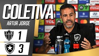 COLETIVA ARTUR JORGE  AO VIVO  AtléticoMG 1 x 3 Botafogo  Final Libertadores 2024 [upl. by Xuagram415]