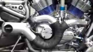 Toxic Turbine VRod Exhaust Pipes [upl. by Kast433]