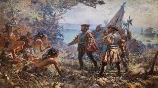 Quebec City  Jacques Cartier at Amerindian village of Stadacona in 153536  Age of Exploration [upl. by Nylaj]