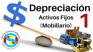 Inventario DEPRECIACION ACTIVOS FIJOS MOBILIARIO [upl. by Saidnac]