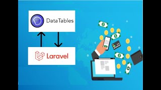 how to use Laravel Datatables by yajra with serverside [upl. by Astred289]