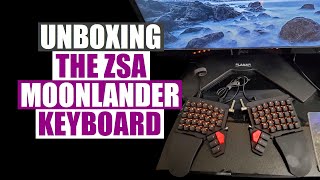 Unboxing The ZSA Moonlander Programmable Keyboard [upl. by Kella]