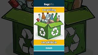 🇬🇧🇸🇰 recycling  recyklácia  vocabulary builder  learn English  naučme sa anglicky [upl. by Ritter600]