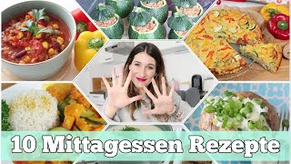 10 Mittagessen REZEPTE 🍝 Für die ganze Familie  Schnell Einfach amp Lecker [upl. by Brenk505]