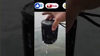 if you interested in this waterproof speaker  speaker speakershopping bass shorts [upl. by Anahc]