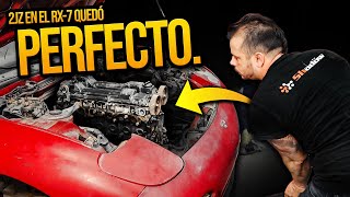 Proyecto RX7 Swap 2JZ EP7  Quedó EN POSICIÓN PERFECTA el Motor¿Tendremos que CORTAR EL CAPÓ [upl. by Goldi]