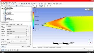 Delta wing 3D CFD analysis using CFx in Ansys Workbench [upl. by Synned917]