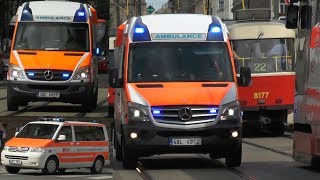 Horn amp Phaser Meditrans Ambulances Praha Compilation 681 [upl. by Philbin169]