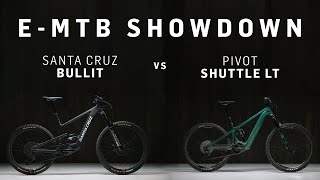 Santa Cruz Bullit vs Pivot Shuttle LT  eMountain Bike Showdown [upl. by Herbert]