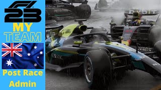 F1 23 My Team S2EP10 Post Australia Admin [upl. by Sillyhp]