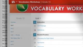 Sadlier’s Vocabulary Workshop Goes Digital [upl. by Meeharbi]