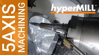 Fully Optimize 5Axis Machining with hyperMILL [upl. by Asikal]