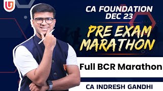 CA Foundation Pre Exam Marathons Dec 23  BUSINESS LAW  Full BCR Marathon  CA Indresh Gandhi [upl. by Meghann]