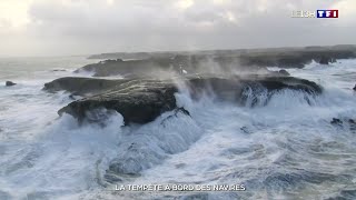 La tempête Ciaràn à bord des navires [upl. by Ahsait]