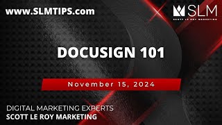 DocuSign 101 1115 [upl. by Ichabod]