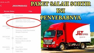 PENYEBAB PAKET SALAH DIKIRIMKANSALAH PENYORTIRAN DI JampT EXPRESS [upl. by Neesay]