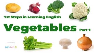 Pronounce VEGETABLES in British English PART 1  Vocabulary with Pictures [upl. by Filippo359]