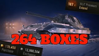 Opening 264 Christmas Boxes in World of Tanks [upl. by Hurlbut125]