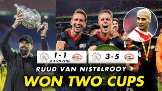 The Day Ruud van Nistelrooy Won 2 Cups vs PSV the Johan Cryuff and KNVB [upl. by Rey994]