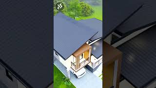 Split Level House Design with 3 Bedrooms shorts splitlevelhouse splitlevelhousedesign [upl. by Humpage]