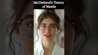 McClellands Theory of Needs projectmanagement projectmanagementtips [upl. by Audris]