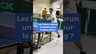 quotEffet Lebrunquot le tennis de table en plein boom dans le Var [upl. by Chancellor27]