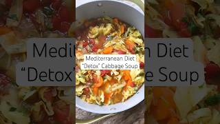 Mediterranean “DETOX” Cabbage Soup  Cabbage Soup Recipe shorts [upl. by Helbon676]