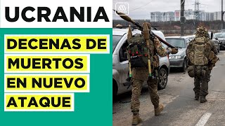 Más de 30 muertos Rusia ataca base militar internacional en Ucrania [upl. by Tcideneb]