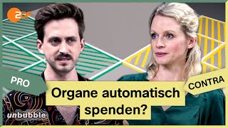 Organspende Automatisch spenden oder aktiv entscheiden  13 Fragen  unbubble [upl. by Ehsom]