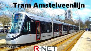 Amstelveenlijn Tram Amsterdam Zuid  Meent Amstelveen  Lijn 25 [upl. by Schreib]