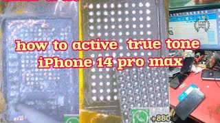 how to active true tone iPhone 14 pro max  iPhone 14 Pro max true tone fix [upl. by Gula854]