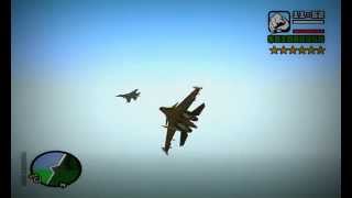 Su37 Cobra maneuver Gta San andreas [upl. by Kciwdahc]