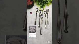 Meesho long handle spoon review shorts meeshokitchenfinds [upl. by Joash]