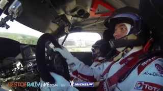 Loeb Testing  2015 Rallye MonteCarlo  BestofRallyLivecom [upl. by Notliw]