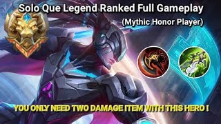 Alpha SemiTank Damage Build  Mobile Legends Full Gameplay [upl. by Ivzt]