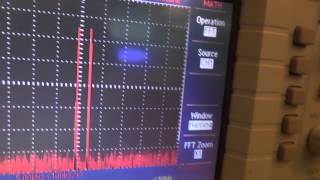 Tek TDS2012 FFT speed [upl. by Cumine]