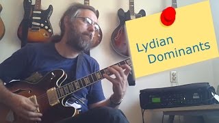 Melodic Minor  Lydian Dominant  Jazz Guitar Theory Lesson [upl. by Leahcimaj]