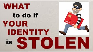 What To Do If Your Identity Is STOLEN [upl. by Bremen649]