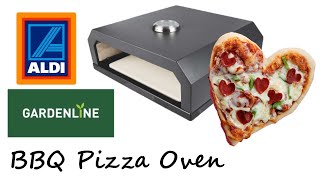 Aldi Specialbuys  Gardenline BBQ Pizza Oven 🍕 Slice of pie anyone [upl. by Constantin]