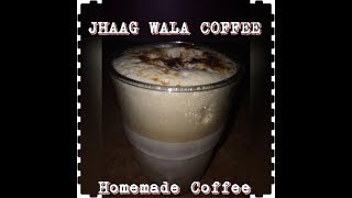 How to make Jhaag wala Coffee without coffee maker Jhaagwalacoffee Nescafecoffee CoffeeRecipe [upl. by Alita489]