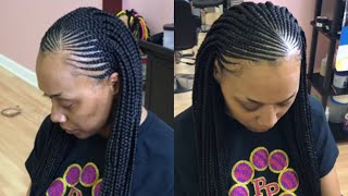 HOW TO DO FEED IN BOX BRAIDS TUTORIAL BEGINNER FRIENDLY [upl. by Danieu]