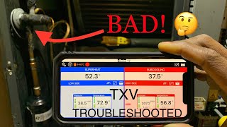 HVAC TROUBLESHOOTING TXV [upl. by Labaw]